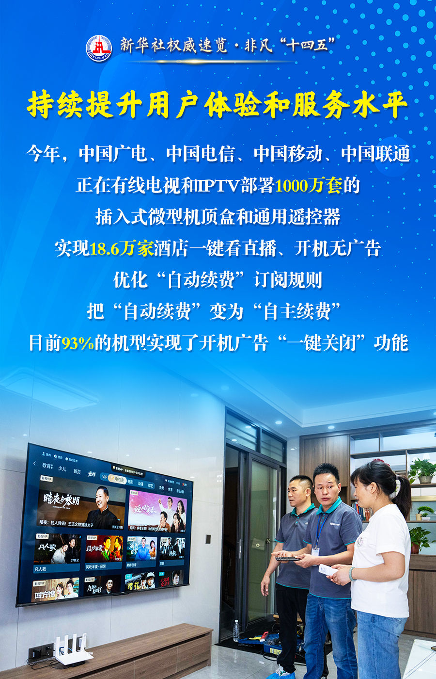 傳播黨的聲音、服務人民群眾，廣播電視和網絡視聽行業五年成績單來了