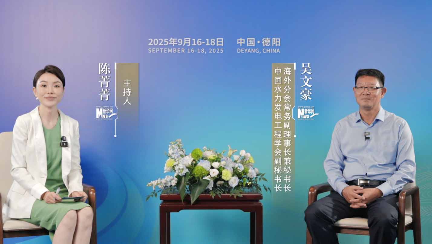 吳文豪：以水電為代表的中國清潔能源裝備已經領跑世界