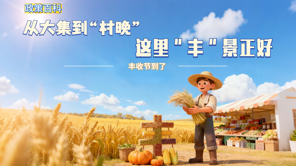 政策百科 | 豐收節到了！從大集到“村晚”，這里“豐”景正好
