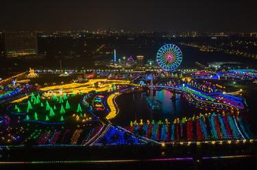 浙江寧波：避高溫，夜游旺