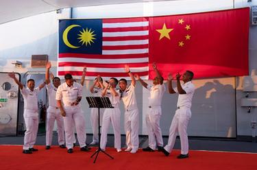 中國海軍第43批護航編隊技術?？狂R來西亞巴生