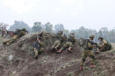 以色列在戈蘭高地舉行軍事訓練