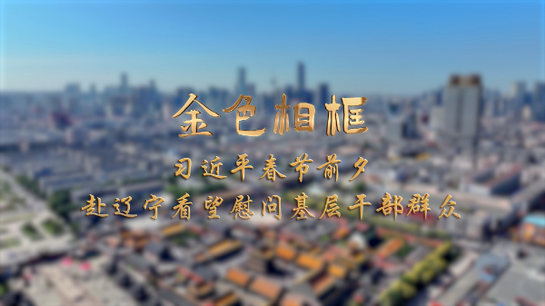 金色相框丨習近平春節前夕赴遼寧看望慰問基層干部群眾