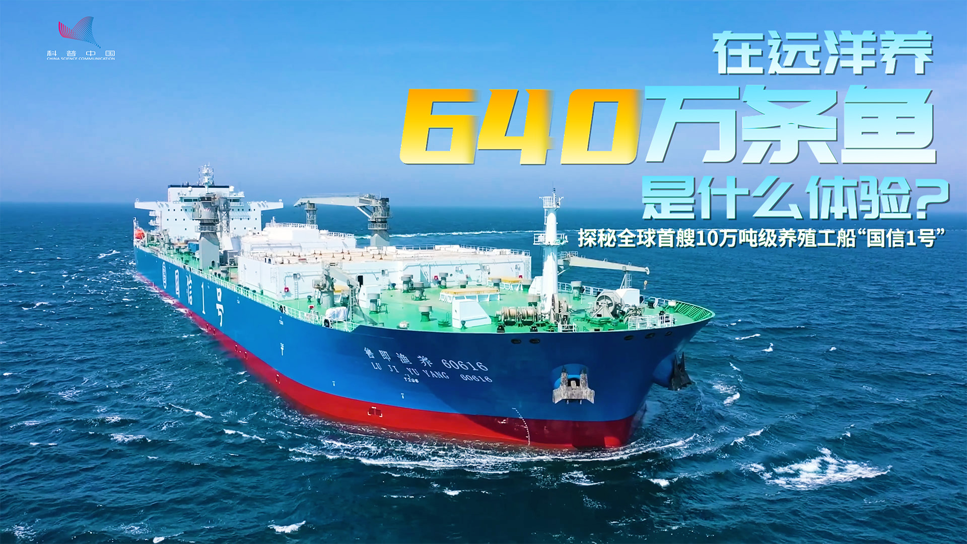 科普話強國丨在遠洋養640萬條魚是什么體驗