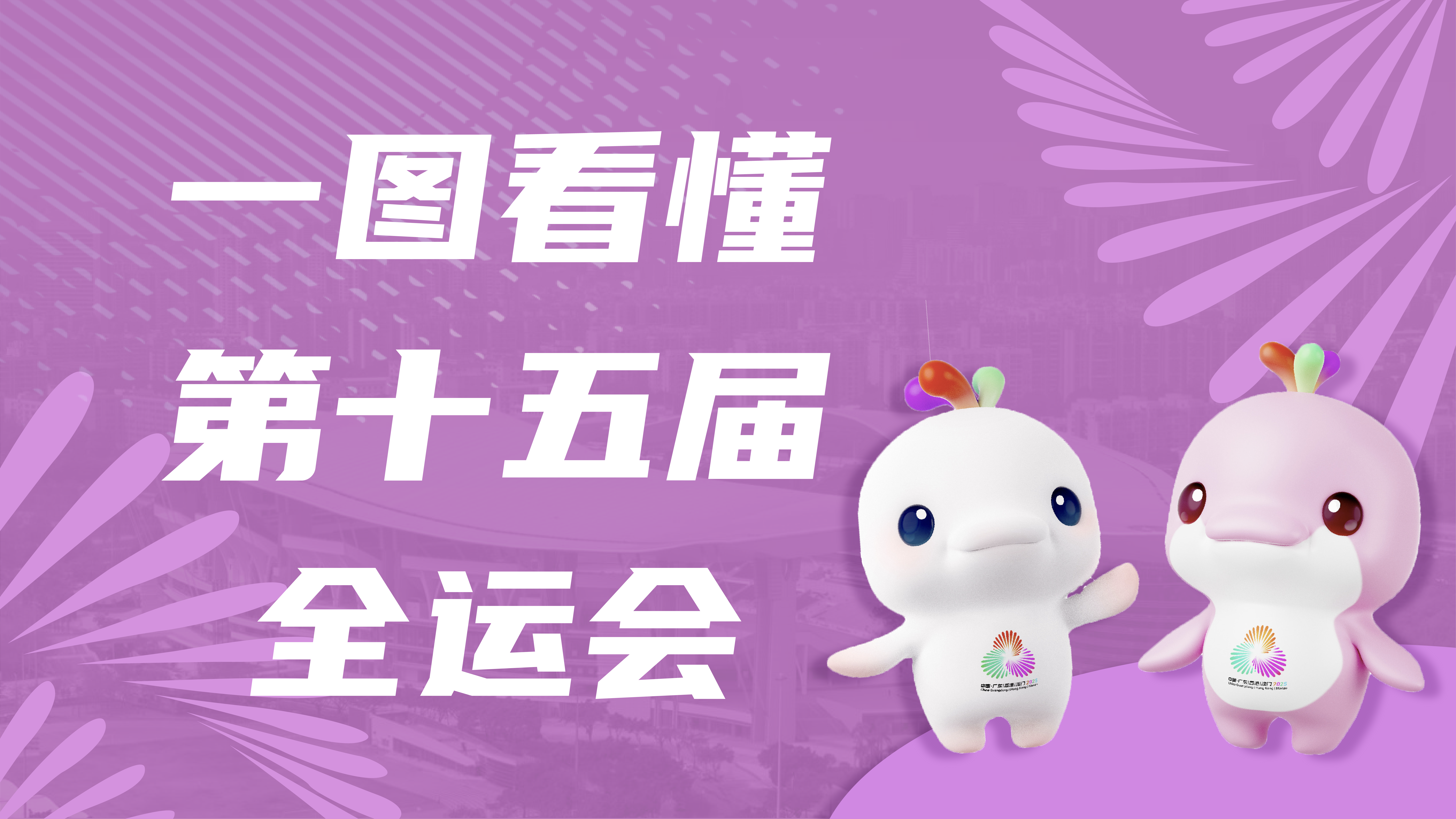 一圖看懂第十五屆全運會