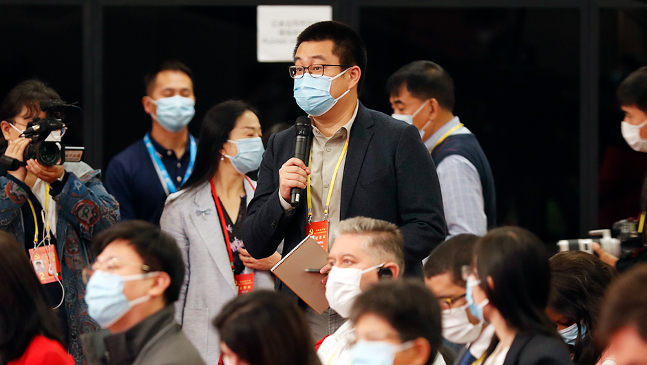 中新社、中新網記者提問