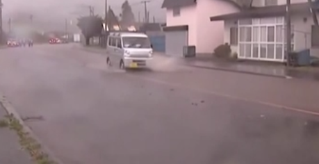 傾盆！日本北海道遭遇“創紀錄短時暴雨”