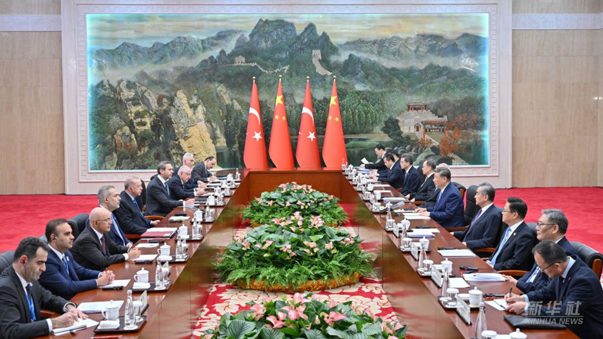 新華圖訊丨習近平會見土耳其總統埃爾多安