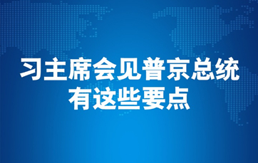 習主席會見普京總統，有這些要點