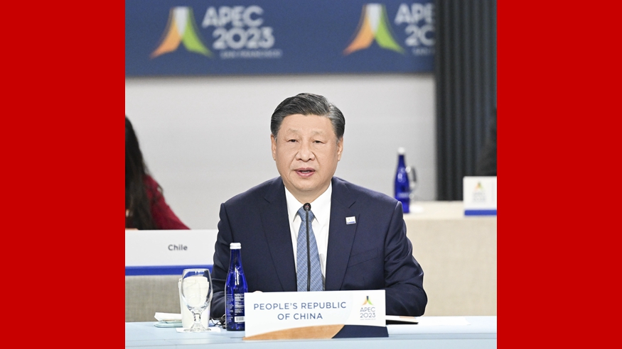 習近平出席亞太經合組織第三十次領導人非正式會議并發表重要講話